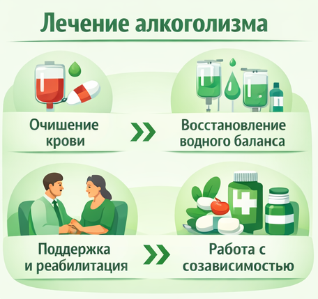лечение алкоголизма в Чебоксарах этапы